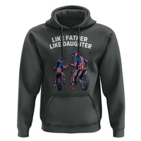 Like Father Daughter Dirt Bike Hoodie Cute Matching Motocross Gift Father's Day