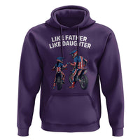 Like Father Daughter Dirt Bike Hoodie Cute Matching Motocross Gift Father's Day