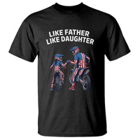 Like Father Daughter Dirt Bike T Shirt Cute Matching Motocross Gift Father's Day