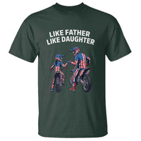 Like Father Daughter Dirt Bike T Shirt Cute Matching Motocross Gift Father's Day
