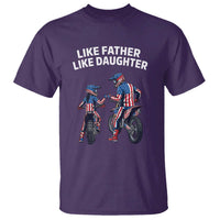 Like Father Daughter Dirt Bike T Shirt Cute Matching Motocross Gift Father's Day