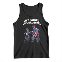 Like Father Daughter Dirt Bike Tank Top Cute Matching Motocross Gift Father's Day