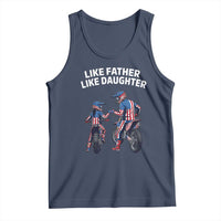 Like Father Daughter Dirt Bike Tank Top Cute Matching Motocross Gift Father's Day