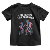 Like Father Daughter Dirt Bike Toddler T Shirt Cute Matching Motocross Gift Father's Day
