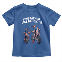 Like Father Daughter Dirt Bike Toddler T Shirt Cute Matching Motocross Gift Father's Day
