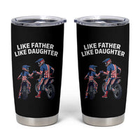 Like Father Daughter Dirt Bike Tumbler Cup Cute Matching Motocross Gift Father's Day