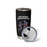 Like Father Daughter Dirt Bike Tumbler Cup Cute Matching Motocross Gift Father's Day