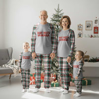 Hot Wife Summer Plaid Pajama Set Funny Newlywed