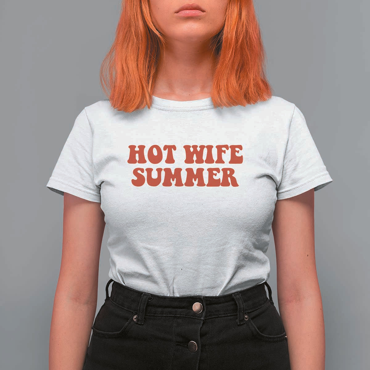 Hot Wife Summer T Shirt For Women Funny Newlywed