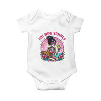 Hot Wife Summer Baby Onesie Funny Newlywed Skeleton