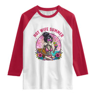 Hot Wife Summer Raglan Shirt Funny Newlywed Skeleton