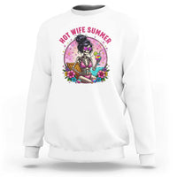 Hot Wife Summer Sweatshirt Funny Newlywed Skeleton