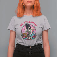 Hot Wife Summer T Shirt For Women Funny Newlywed Skeleton