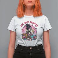 Hot Wife Summer T Shirt For Women Funny Newlywed Skeleton
