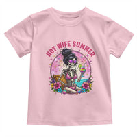 Hot Wife Summer Toddler T Shirt Funny Newlywed Skeleton