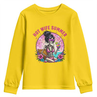Hot Wife Summer Youth Sweatshirt Funny Newlywed Skeleton