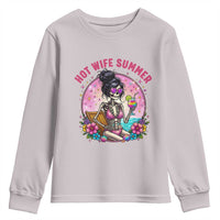 Hot Wife Summer Youth Sweatshirt Funny Newlywed Skeleton