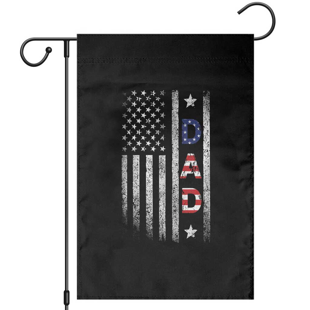 USA Patriotic Dad Garden Flag Father's Day American Flag 4th of July