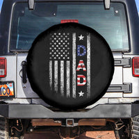 USA Patriotic Dad Spare Tire Cover Father's Day American Flag 4th of July