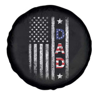 USA Patriotic Dad Spare Tire Cover Father's Day American Flag 4th of July