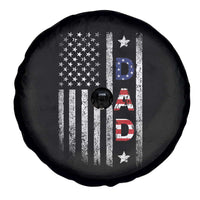 USA Patriotic Dad Spare Tire Cover Father's Day American Flag 4th of July