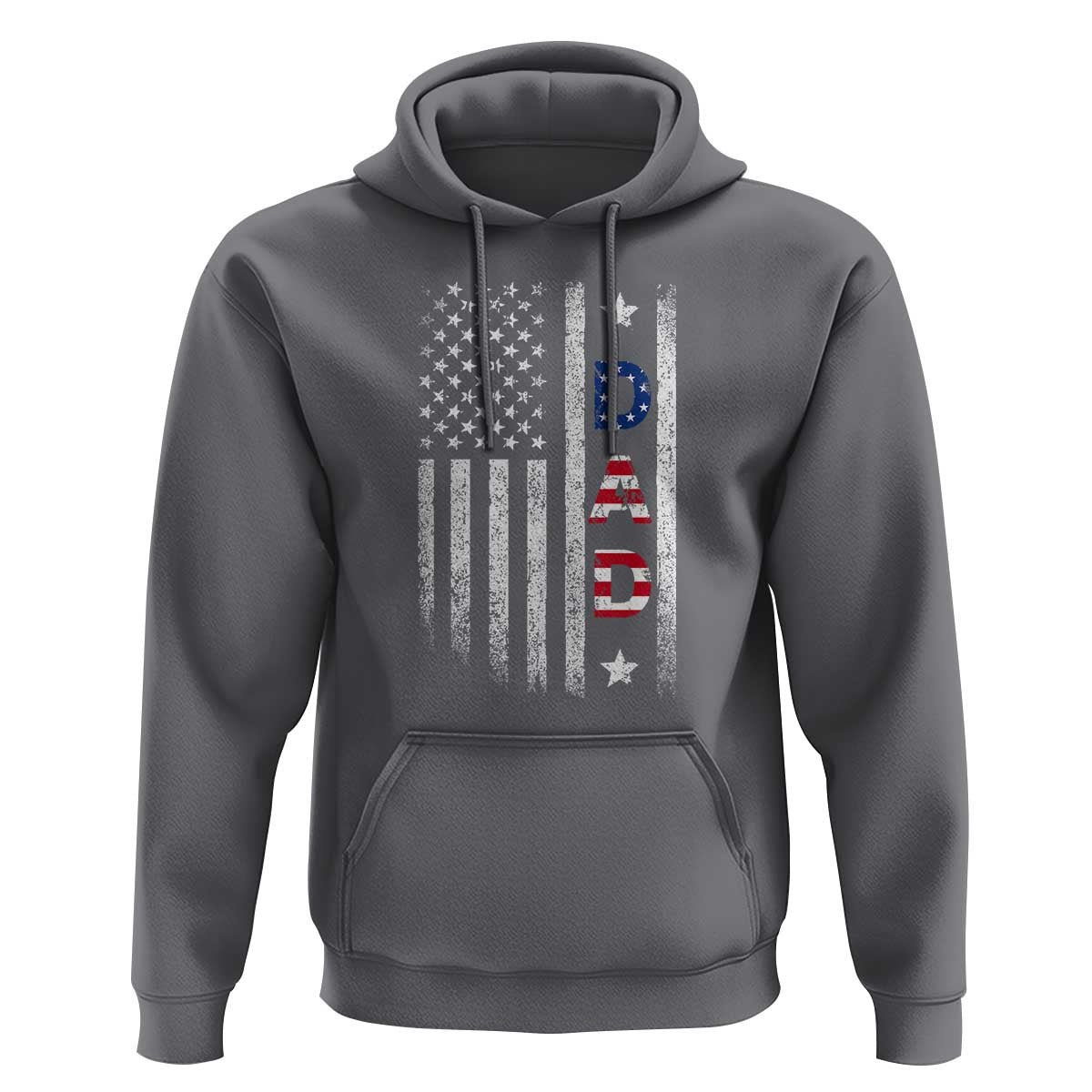USA Patriotic Dad Hoodie Father's Day American Flag 4th of July