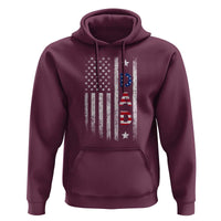 USA Patriotic Dad Hoodie Father's Day American Flag 4th of July