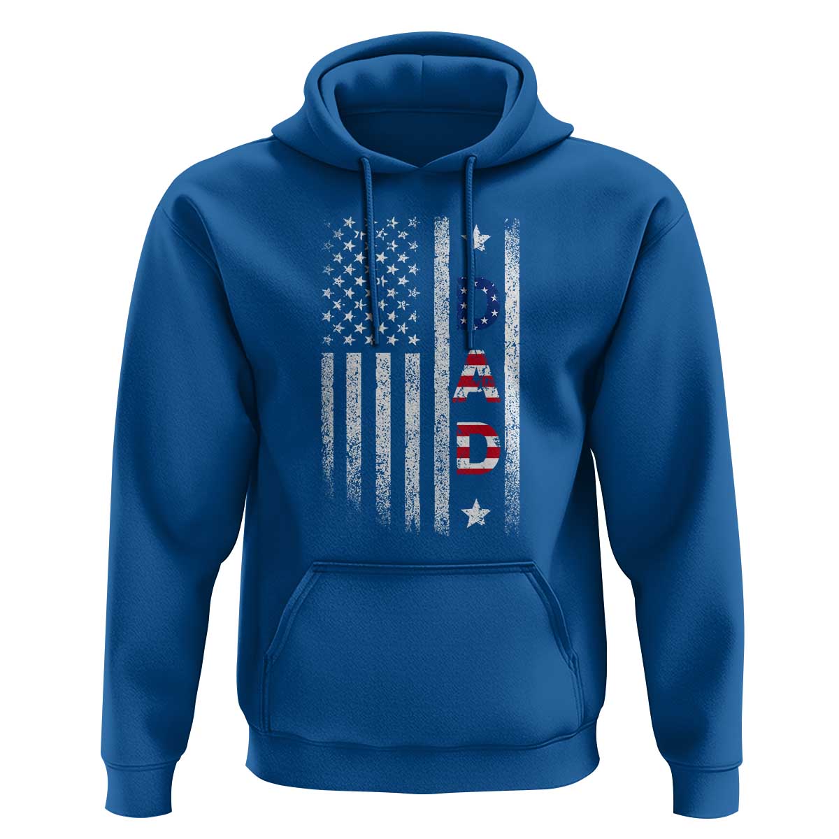 USA Patriotic Dad Hoodie Father's Day American Flag 4th of July