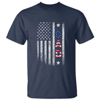 USA Patriotic Dad T Shirt Father's Day American Flag 4th of July