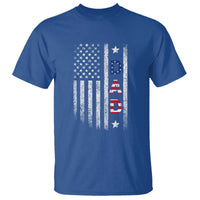 USA Patriotic Dad T Shirt Father's Day American Flag 4th of July