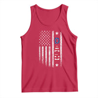 USA Patriotic Dad Tank Top Father's Day American Flag 4th of July