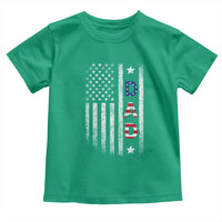 USA Patriotic Dad Toddler T Shirt Father's Day American Flag 4th of July