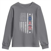 USA Patriotic Dad Youth Sweatshirt Father's Day American Flag 4th of July