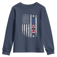 USA Patriotic Dad Youth Sweatshirt Father's Day American Flag 4th of July