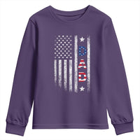 USA Patriotic Dad Youth Sweatshirt Father's Day American Flag 4th of July