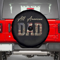 Retro All American Dad Spare Tire Cover 4th of July Father's Day