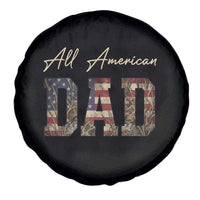 Retro All American Dad Spare Tire Cover 4th of July Father's Day