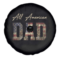 Retro All American Dad Spare Tire Cover 4th of July Father's Day