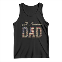 Retro All American Dad Tank Top 4th of July Father's Day