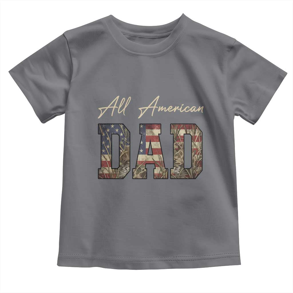 Retro All American Dad Toddler T Shirt 4th of July Father's Day