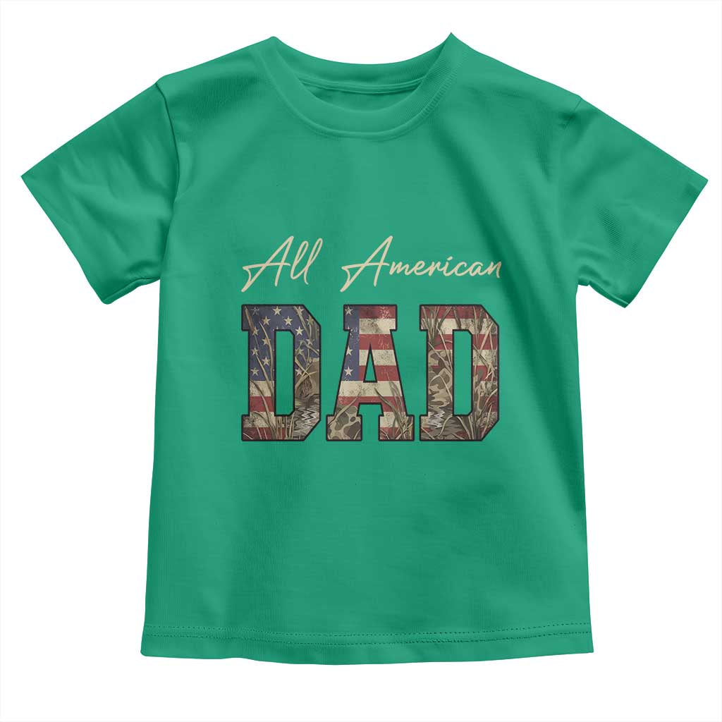Retro All American Dad Toddler T Shirt 4th of July Father's Day