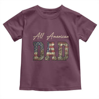 Retro All American Dad Toddler T Shirt 4th of July Father's Day