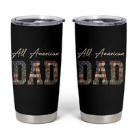 Retro All American Dad Tumbler Cup 4th of July Father's Day