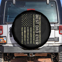 Best Dad Ever Spare Tire Cover Patriotic USA Flag 4th of July Camo American Flag Camouflage