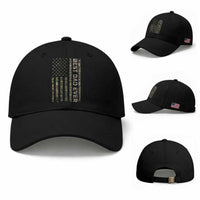 Best Dad Ever Baseball Cap Patriotic USA Flag 4th of July Camo American Flag Camouflage