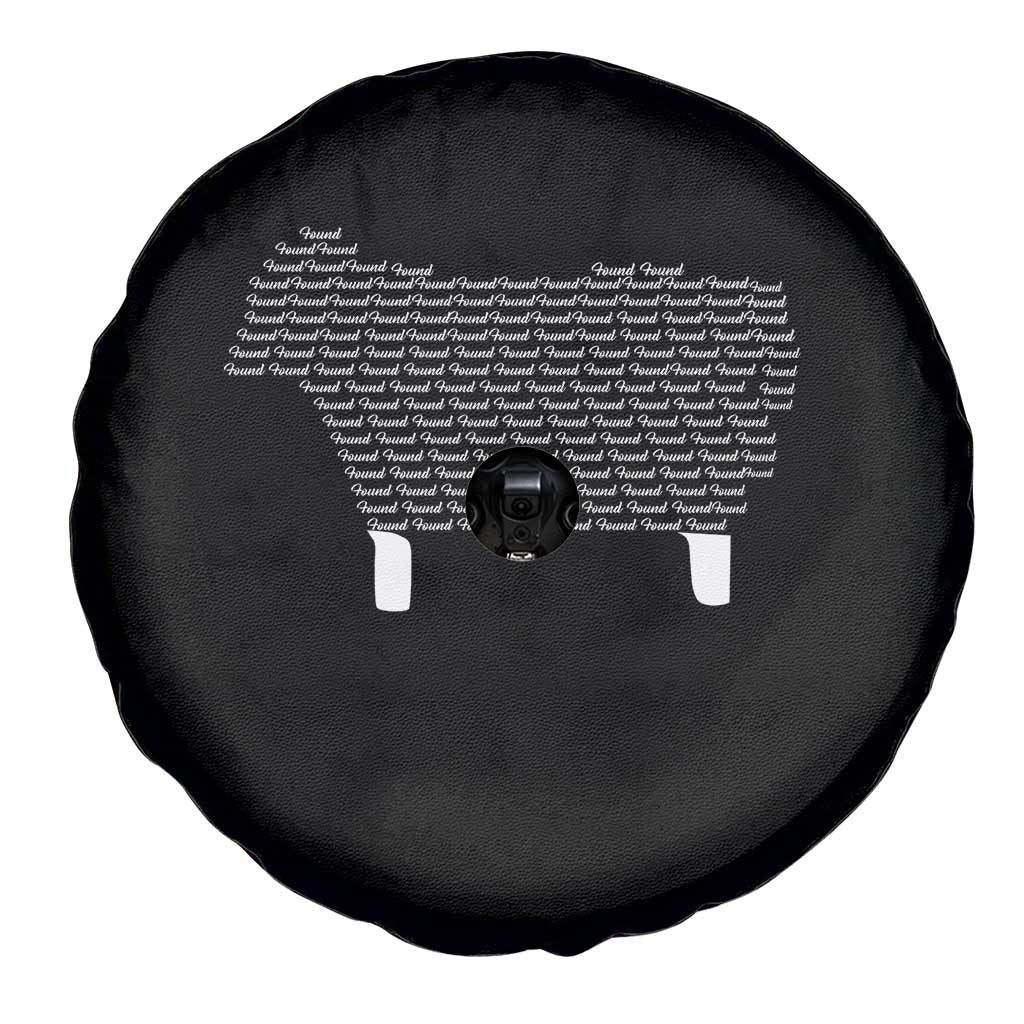 Found Minimalist Sheep Spare Tire Cover Christian Psalm 23 Lamb