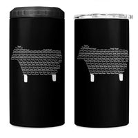Found Minimalist Sheep 4 in 1 Can Cooler Tumbler Christian Psalm 23 Lamb