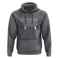 Found Minimalist Sheep Hoodie Christian Psalm 23 Lamb