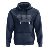 Found Minimalist Sheep Hoodie Christian Psalm 23 Lamb