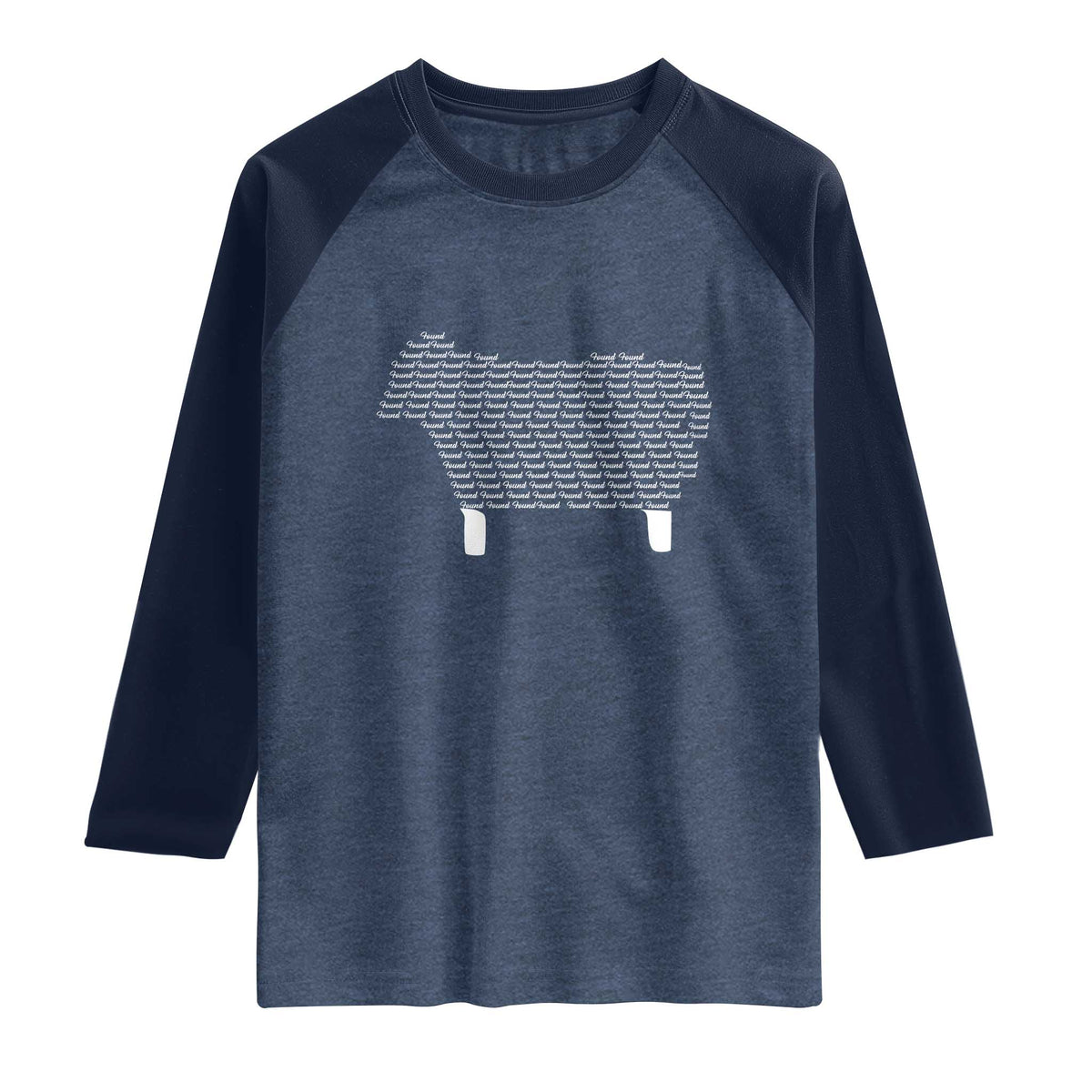 Found Minimalist Sheep Raglan Shirt Christian Psalm 23 Lamb